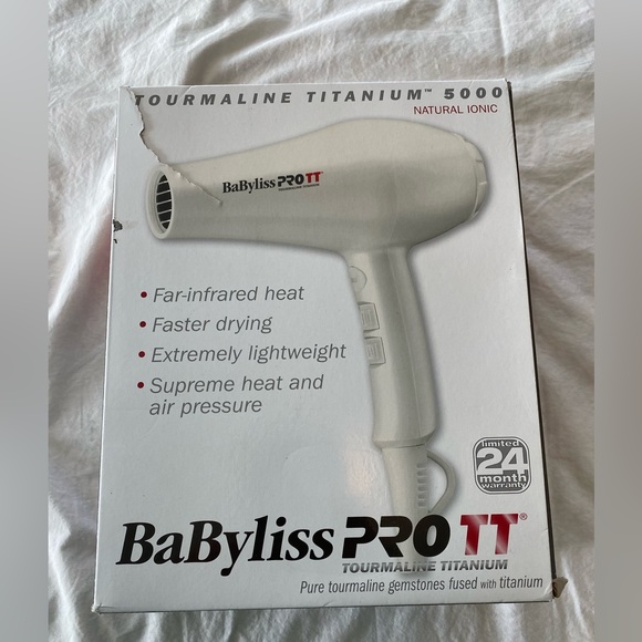 BaByliss Hair Babyliss Pro Tt Titanium Tourmaline 500 Blow Dryer